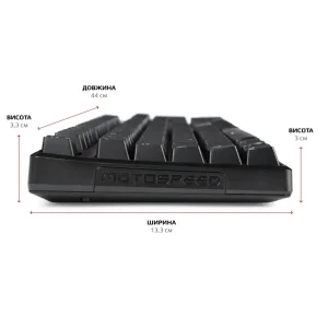 Клавиатура Motospeed CK107 Outemu Blue RGB Ukr Black (mtk96mb) UA