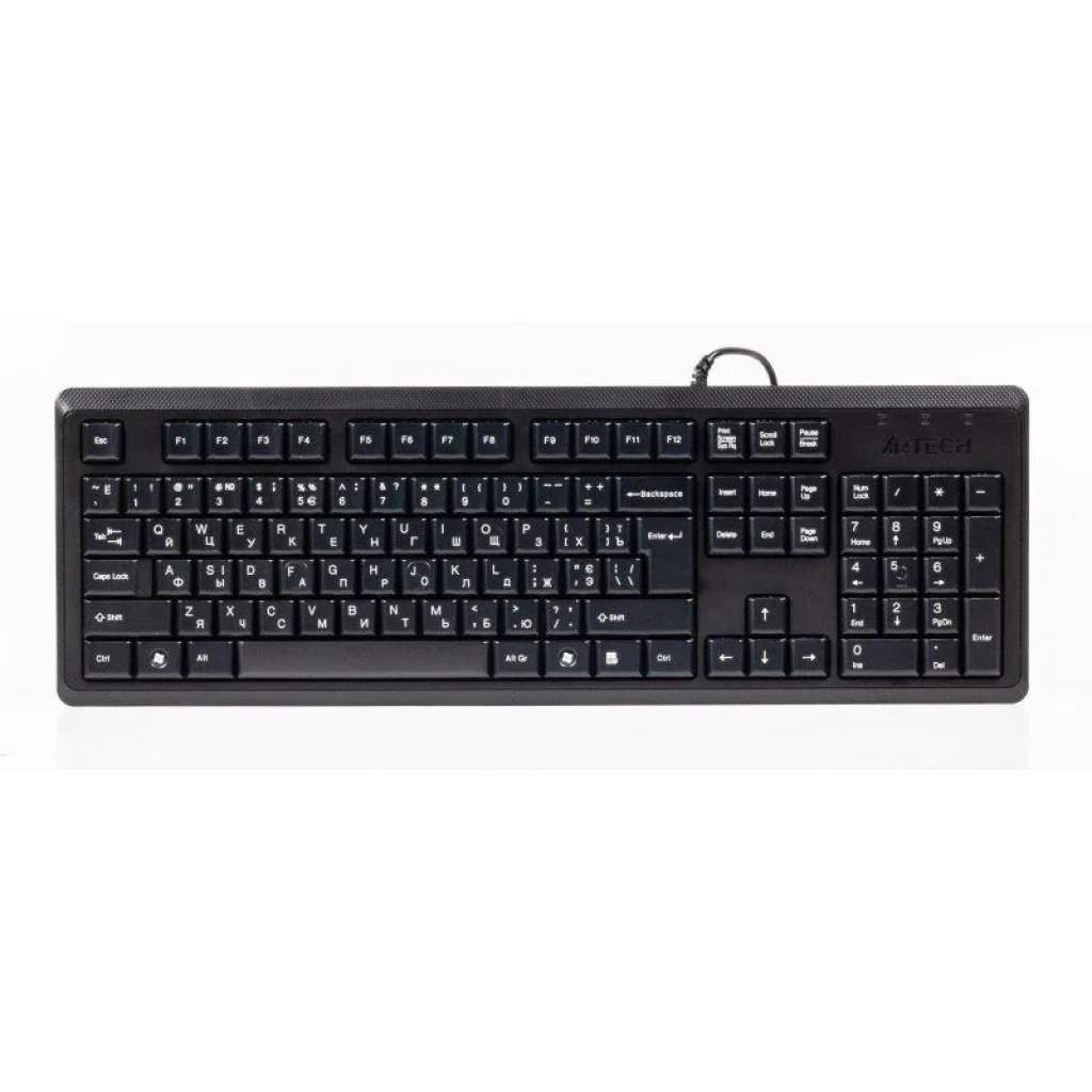 Клавіатура A4Tech KR-92 Black USB, KR-92 USB (Black) UA