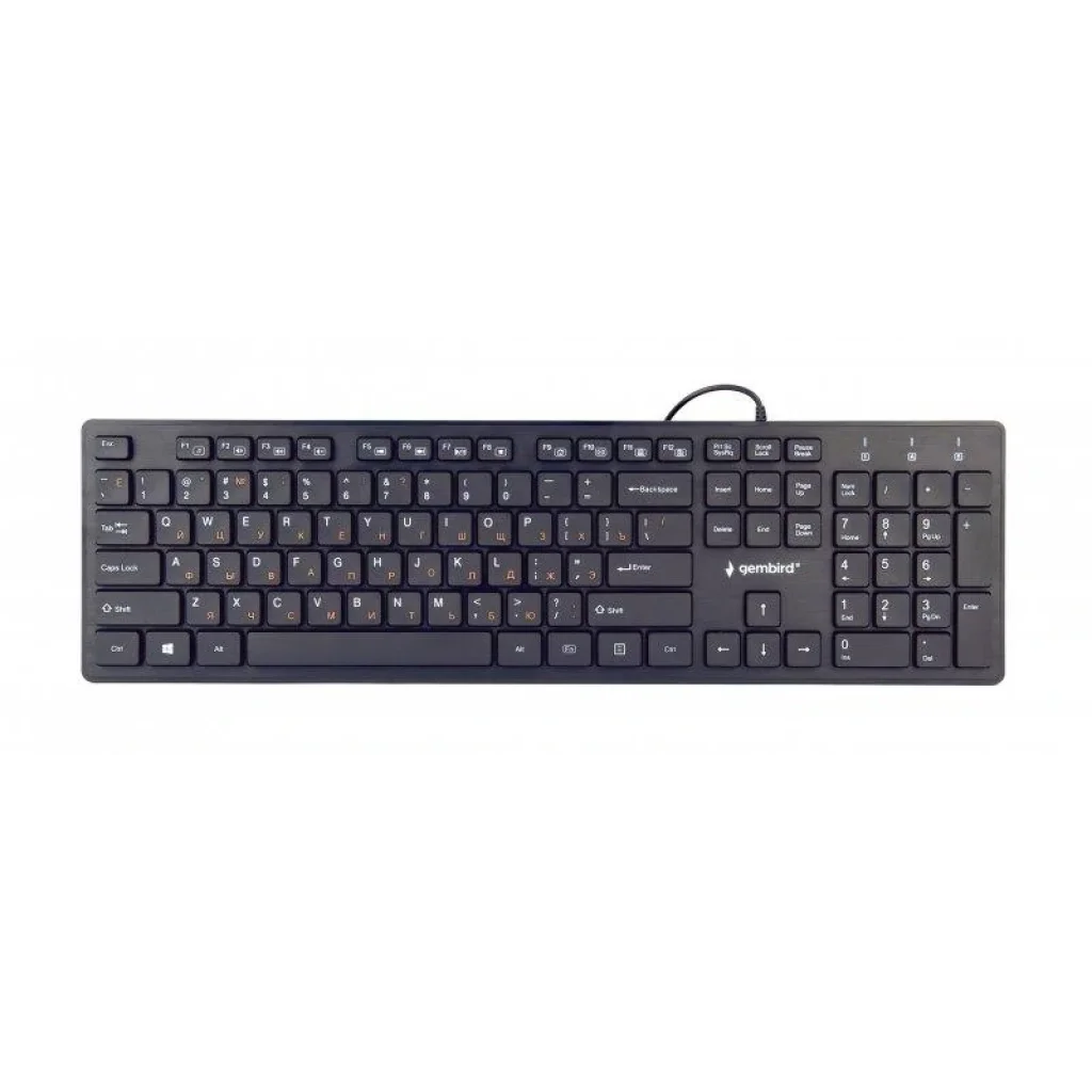 Клавіатура Gembird KB-MCH-03-UA Ukr Black UA