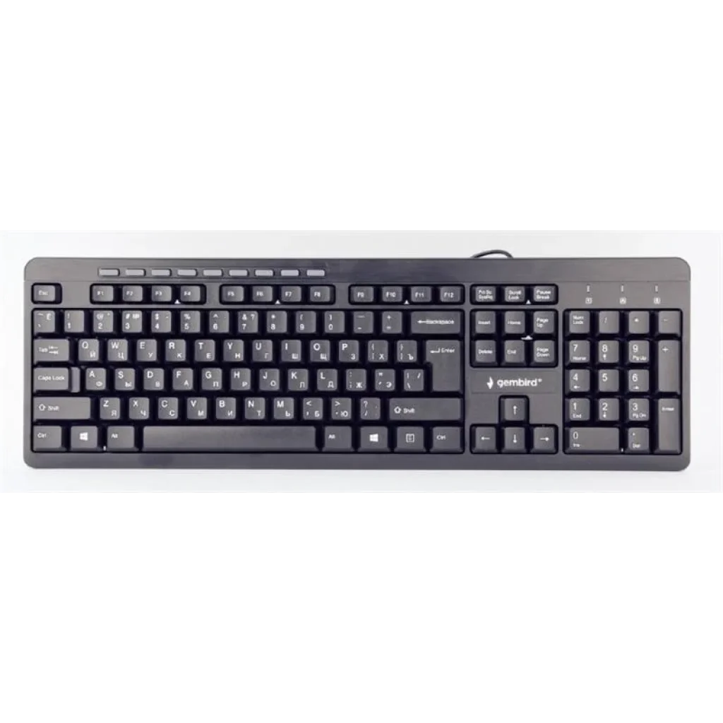 Клавіатура Gembird KB-UM-106-UA Ukr Black UA