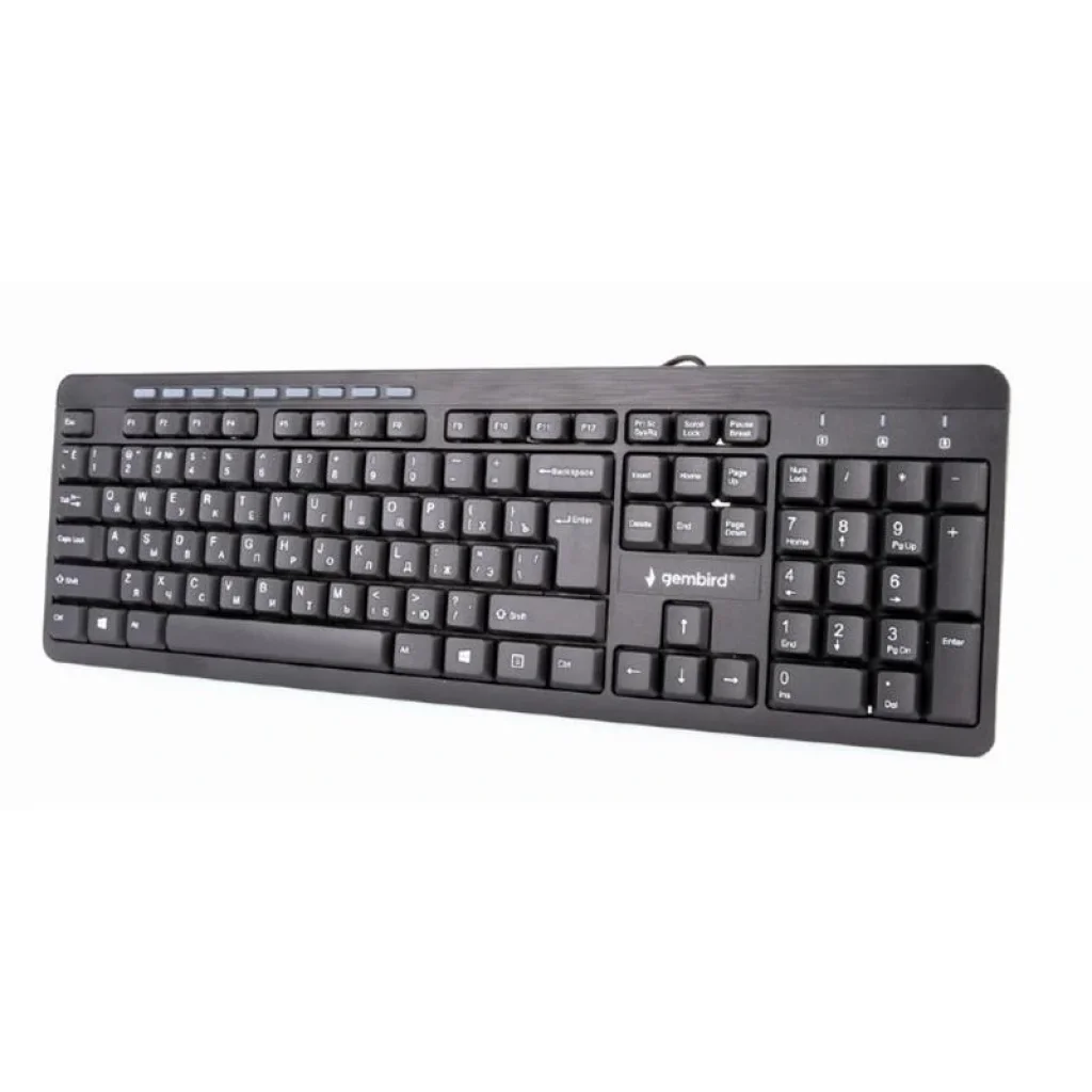 Клавіатура Gembird KB-UM-106-UA Ukr Black UA