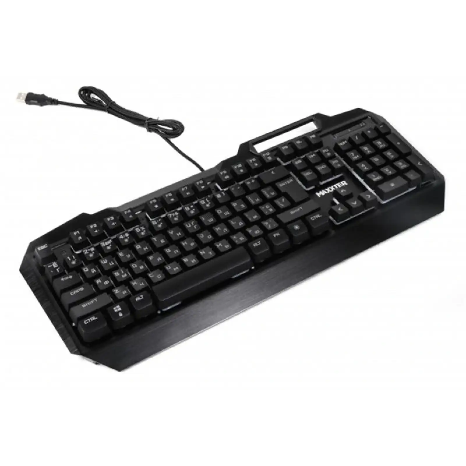 Клавіатура Maxxter KBG-201-UL Black USB UA