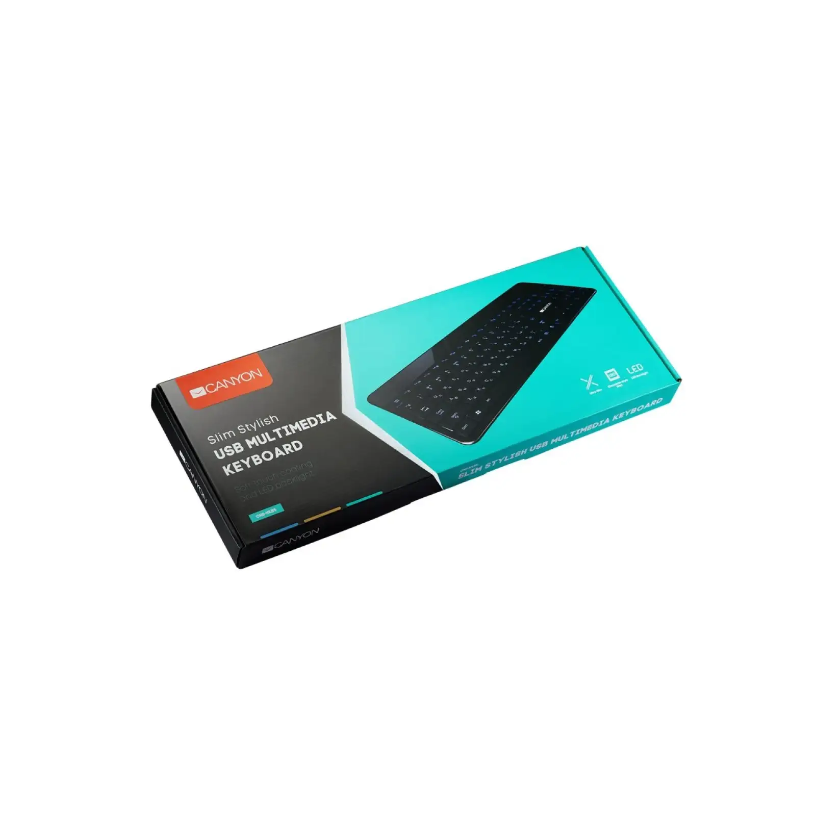 Клавиатура Canyon CNS-HKB5RU Black USB UA
