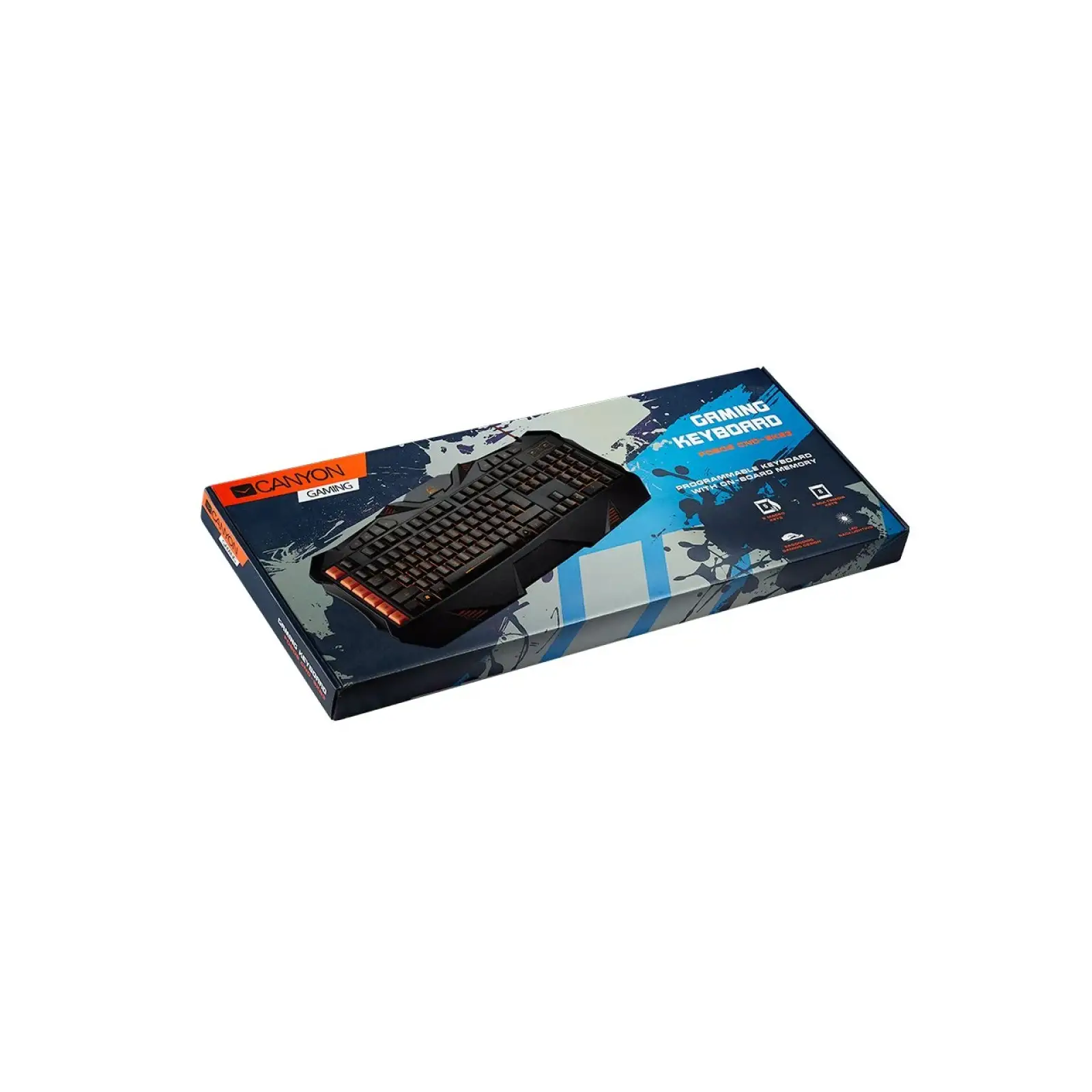 Клавиатура Canyon CND-SKB3-RU Black USB UA