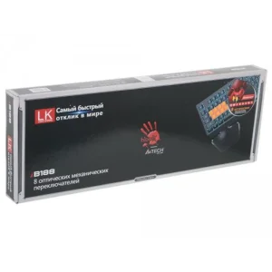Клавиатура A4Tech Bloody B188 Black USB, B188 Bloody (Black) UA