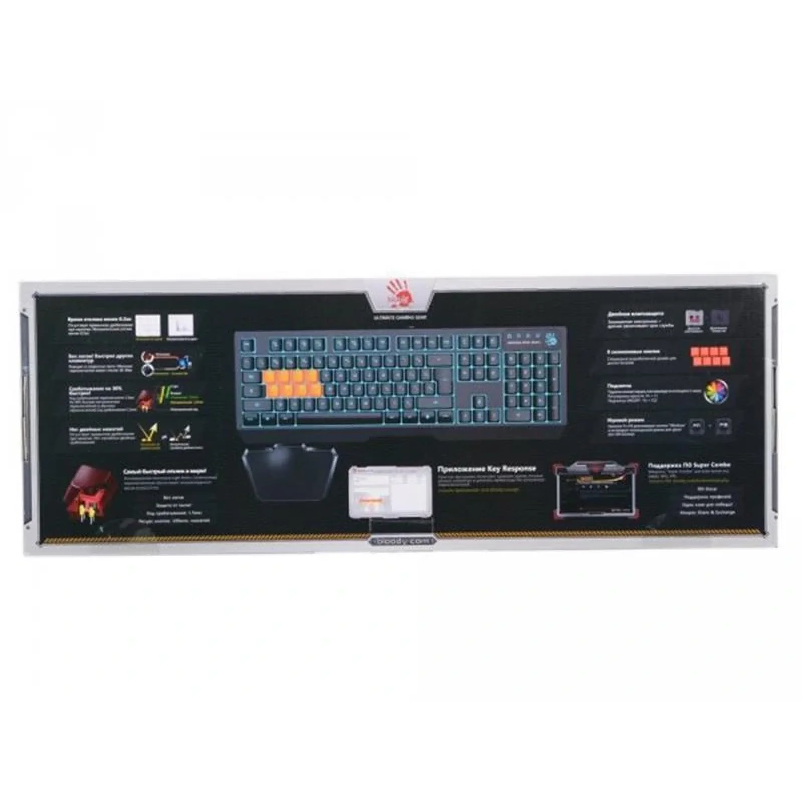 Клавиатура A4Tech Bloody B188 Black USB, B188 Bloody (Black) UA
