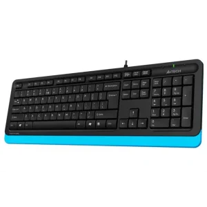 Клавіатура A4Tech FK10 Black/Blue USB, FK10 (Blue) UA