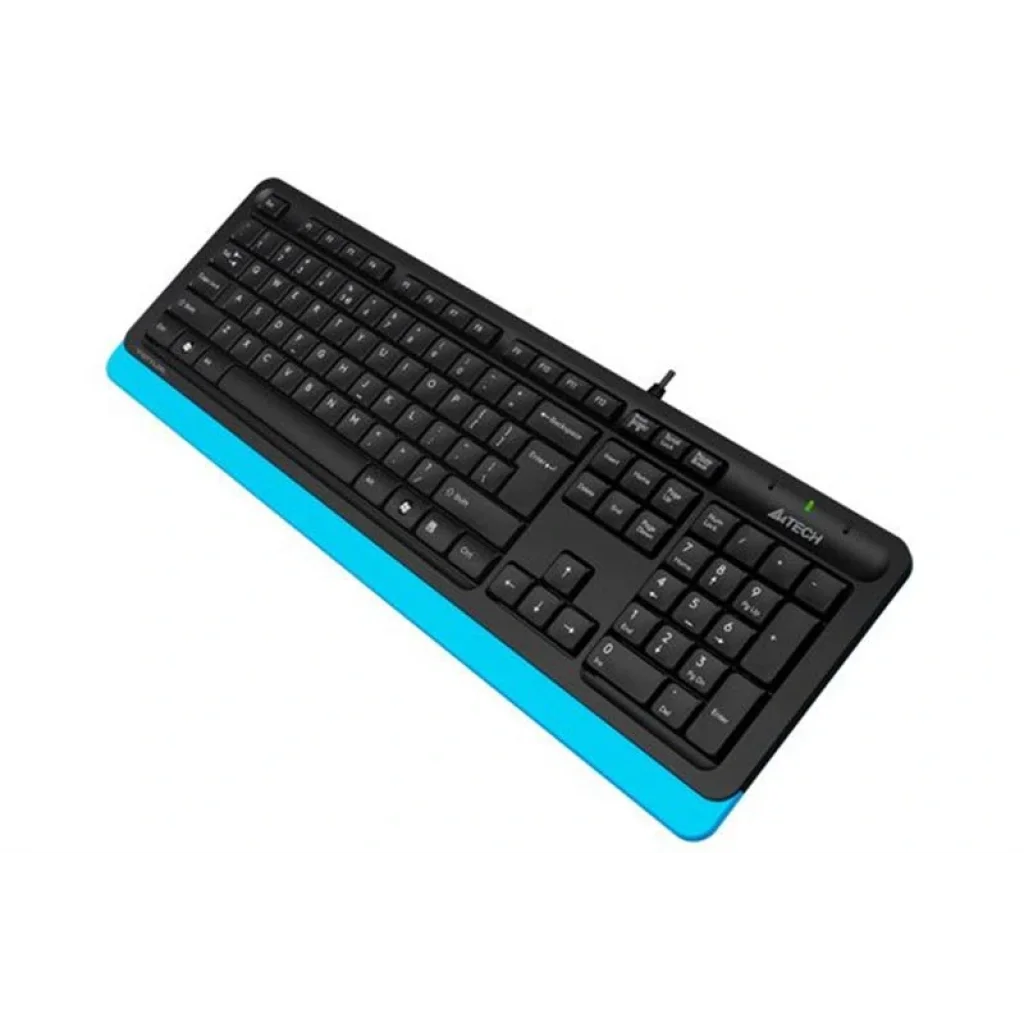 Клавіатура A4Tech FK10 Black/Blue USB, FK10 (Blue) UA