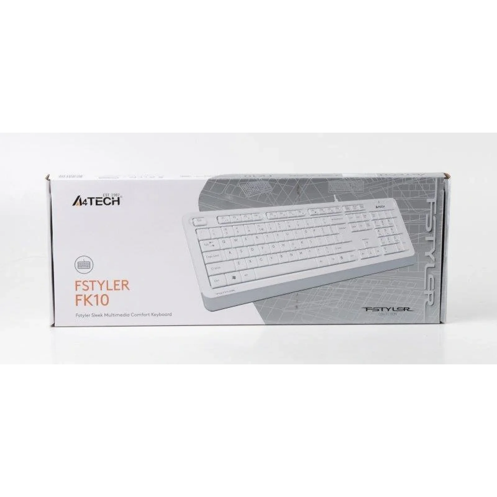 Клавиатура A4Tech FK10 White USB, FK10 (White) UA