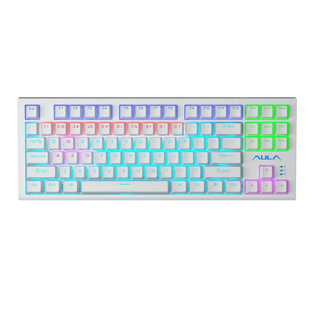 Клавіатура Aula F3032 KRGD Red White (6948391204680) UA