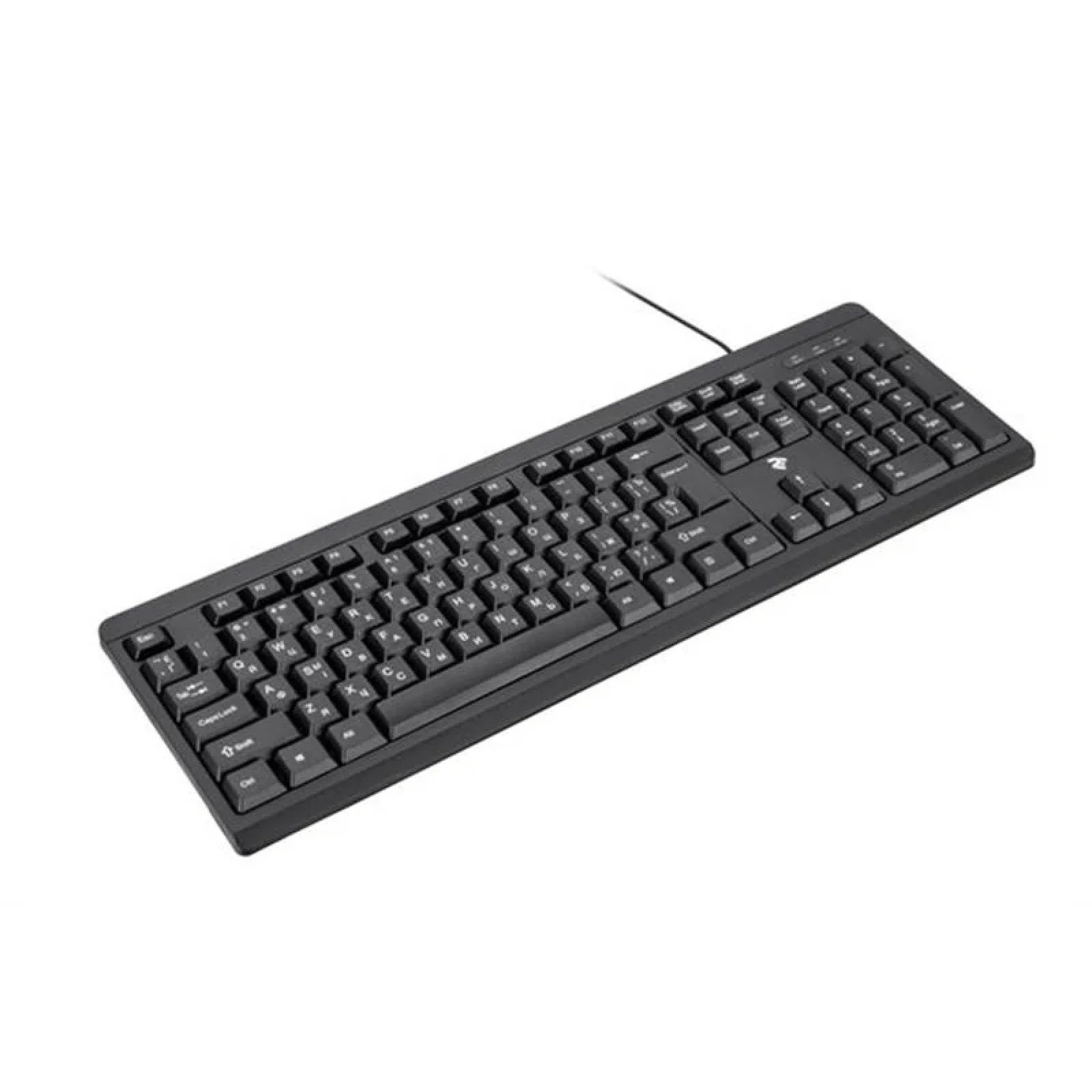 Клавіатура 2E KS108 Slim (2E-KS108UB) Black USB UA