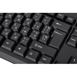 Клавіатура 2E KS108 Slim (2E-KS108UB) Black USB UA