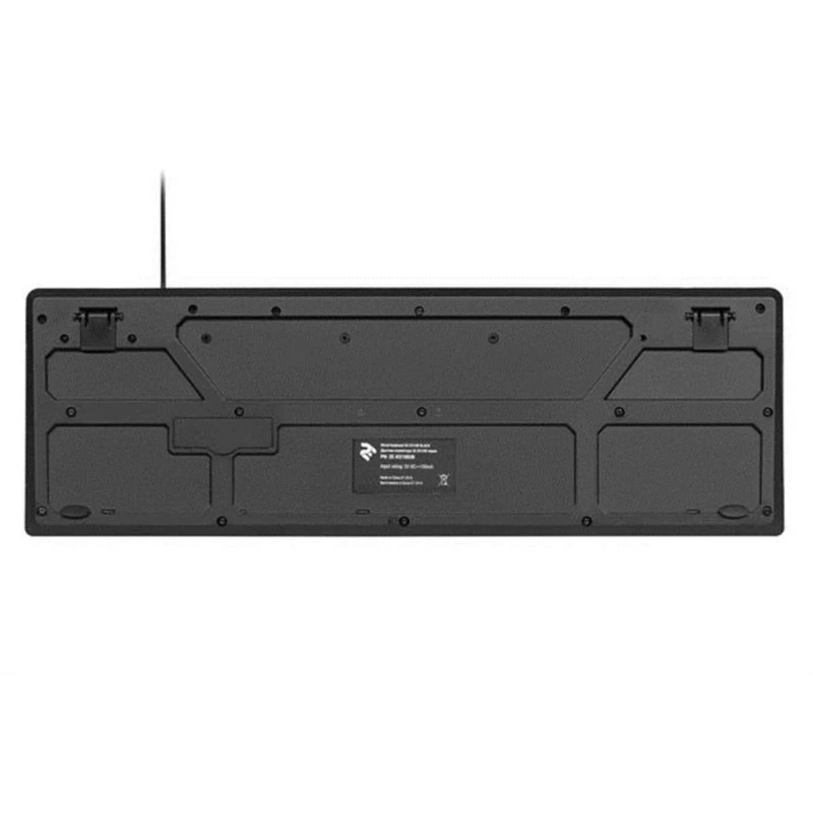Клавіатура 2E KS108 Slim (2E-KS108UB) Black USB UA