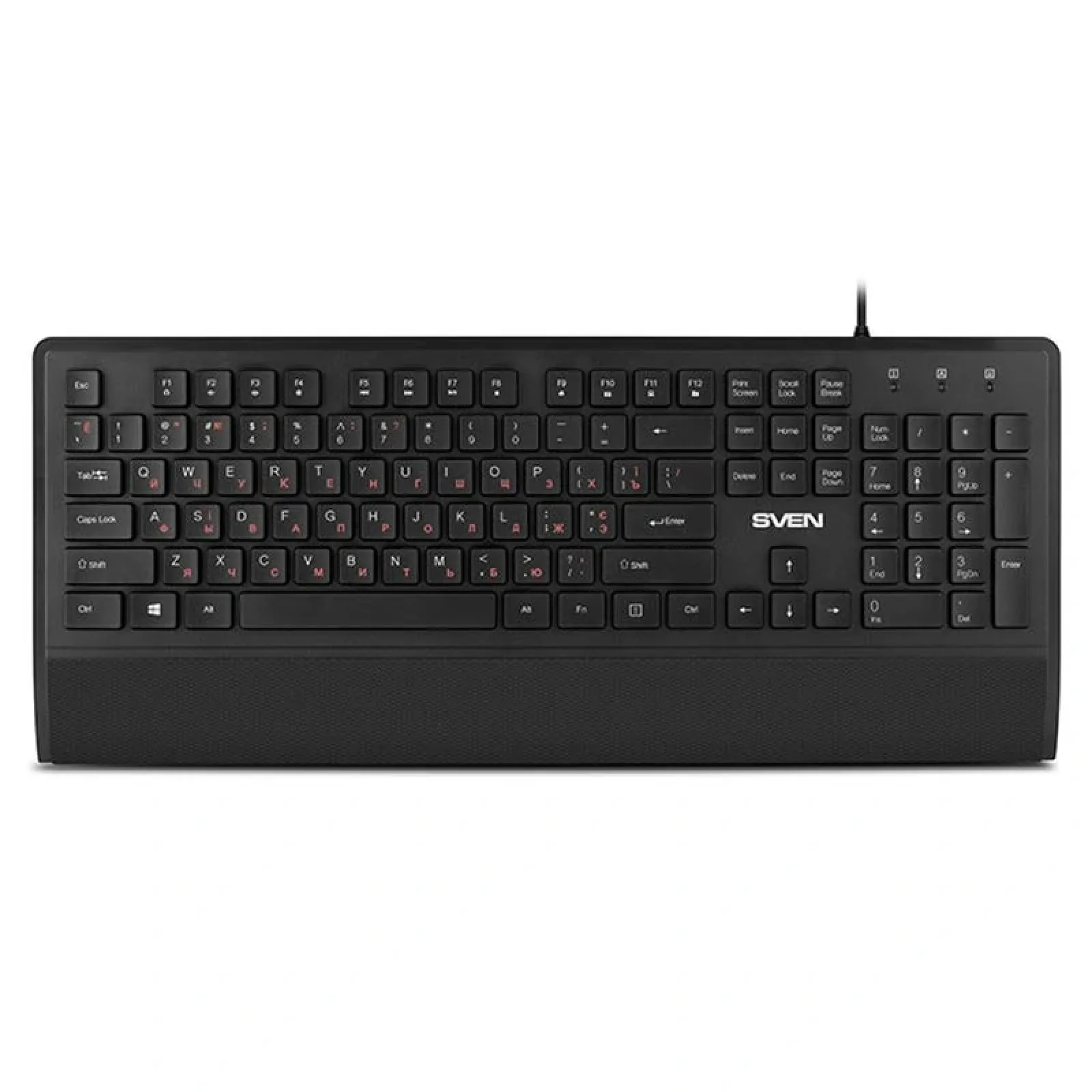 Клавиатура Sven KB-E5500 Black USB, 00600197 UA