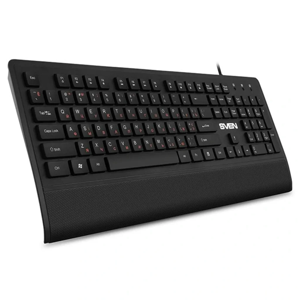 Клавиатура Sven KB-E5500 Black USB, 00600197 UA