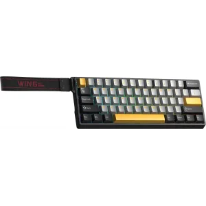 Клавиатура Aula WIN68 HE Max Magnetic switch Black/Grey/Yellow (6978080504036) UA