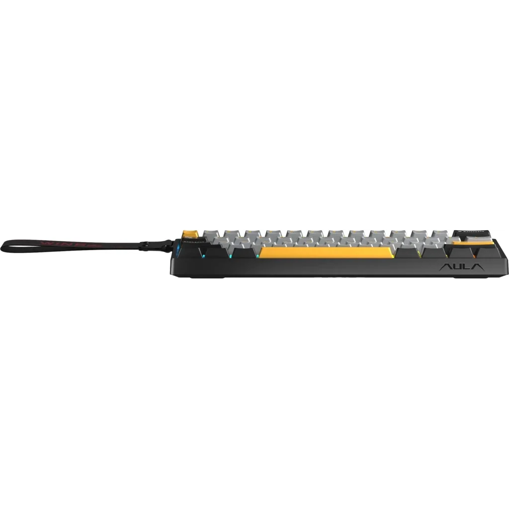 Клавиатура Aula WIN68 HE Max Magnetic switch Black/Grey/Yellow (6978080504036) UA