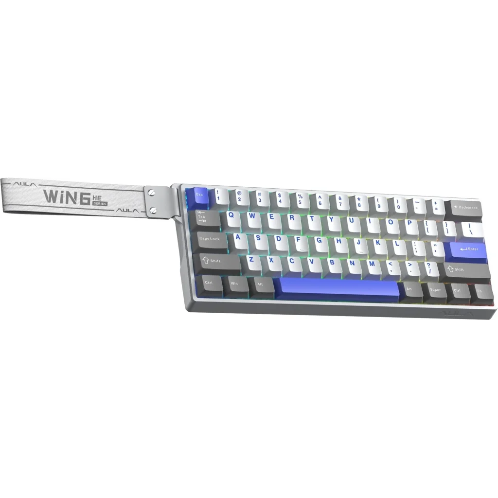 Клавиатура Aula WIN68 HE Max Magnetic switch Grey/White/Purple (6978080504081) UA