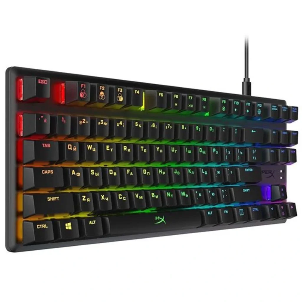 Клавиатура Kingston HyperX Alloy Origins Core Black (HX-KB7RDX-RU) USB UA