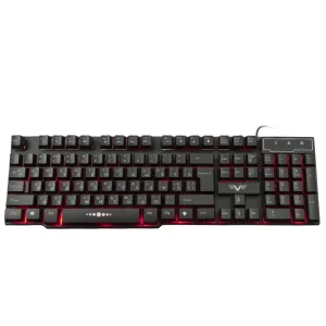 Клавиатура Frime Firefly II Black USB RUS/UKR (FLK19110) UA