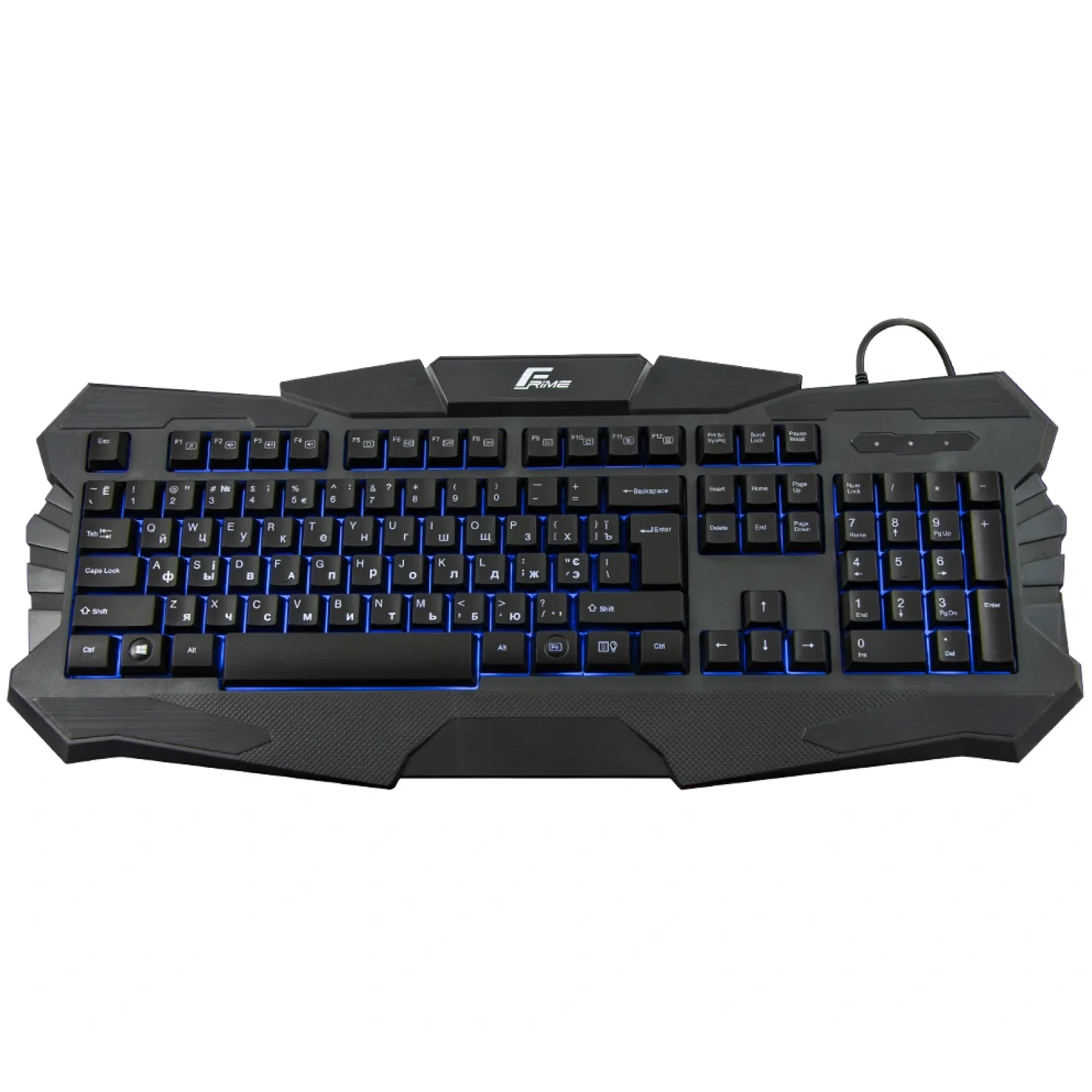 Клавіатура Frime Hatchet Black USB RUS/UKR (FLK19400) UA