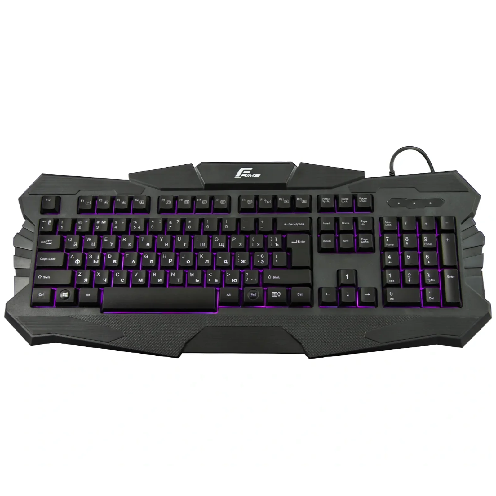 Клавіатура Frime Hatchet Black USB RUS/UKR (FLK19400) UA