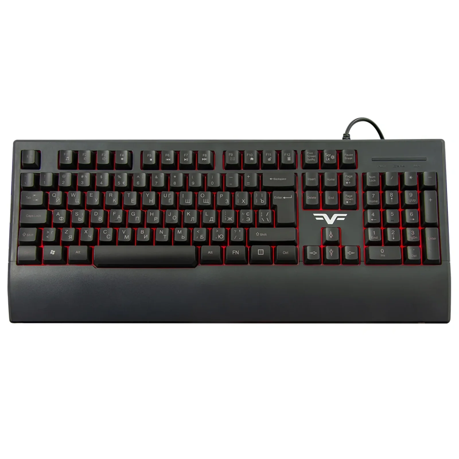 Клавіатура Frime Graphit Black USB RUS/UKR (FLK19600) UA