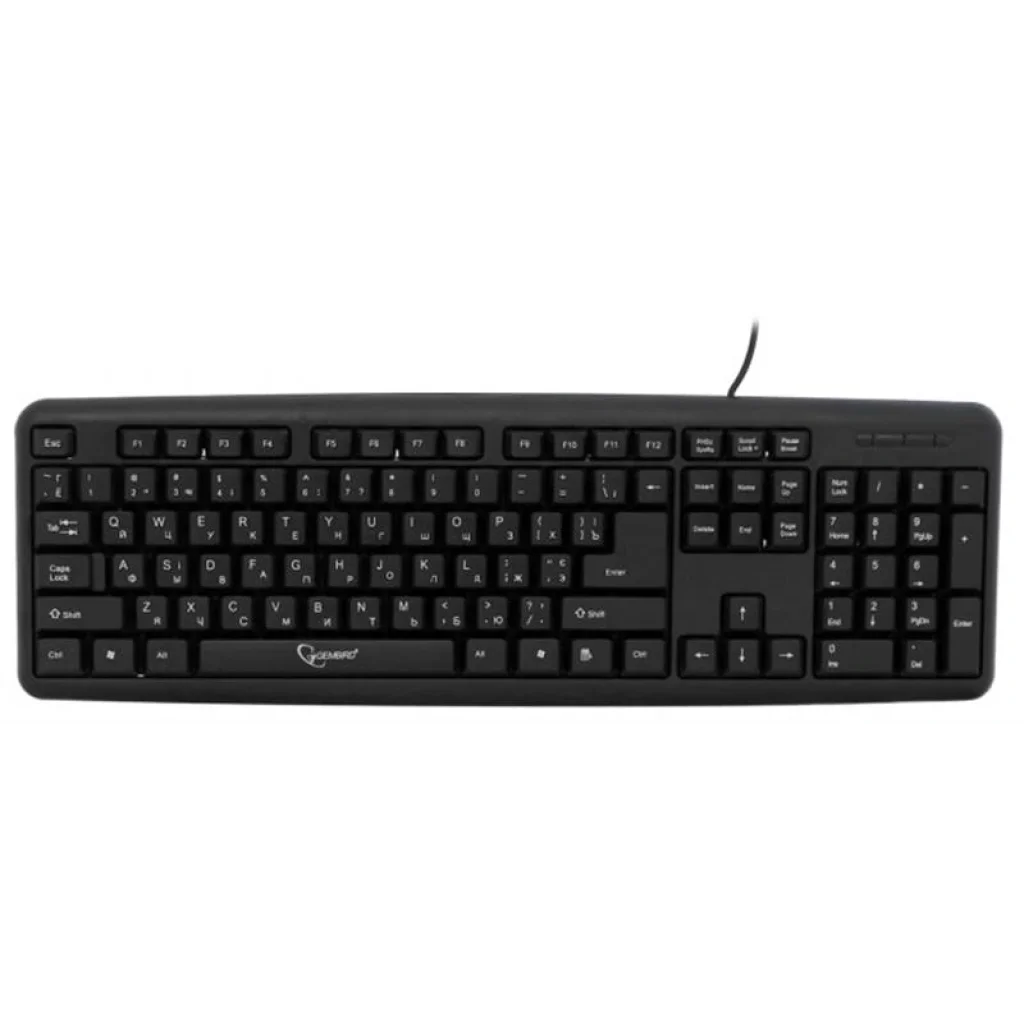 Клавіатура Gembird KB-U-103-UA Ukr Black UA