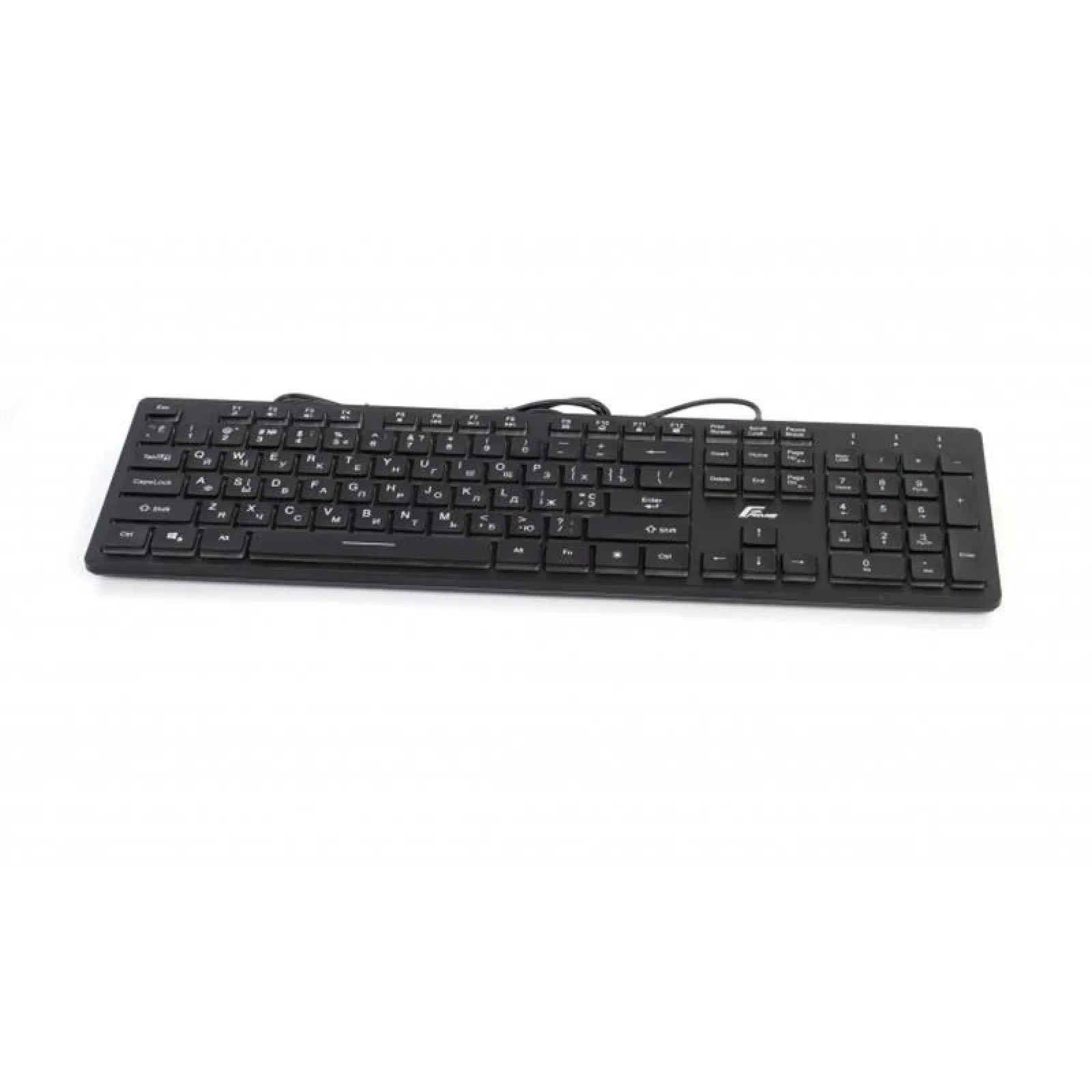 Клавиатура Frime Moonfox 3Color Black USB RUS/UKR (FLK18210) UA