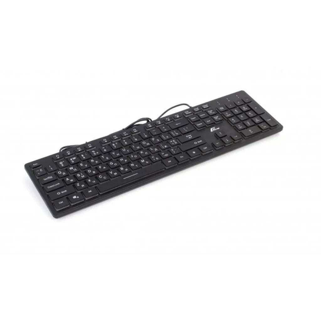 Клавіатура Frime Moonfox 3Color Black USB RUS/UKR (FLK18210) UA