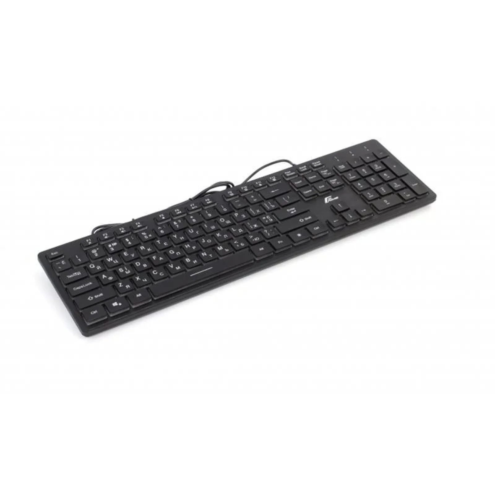 Клавиатура Frime Moonfox 3Color Black USB RUS/UKR (FLK18210) UA
