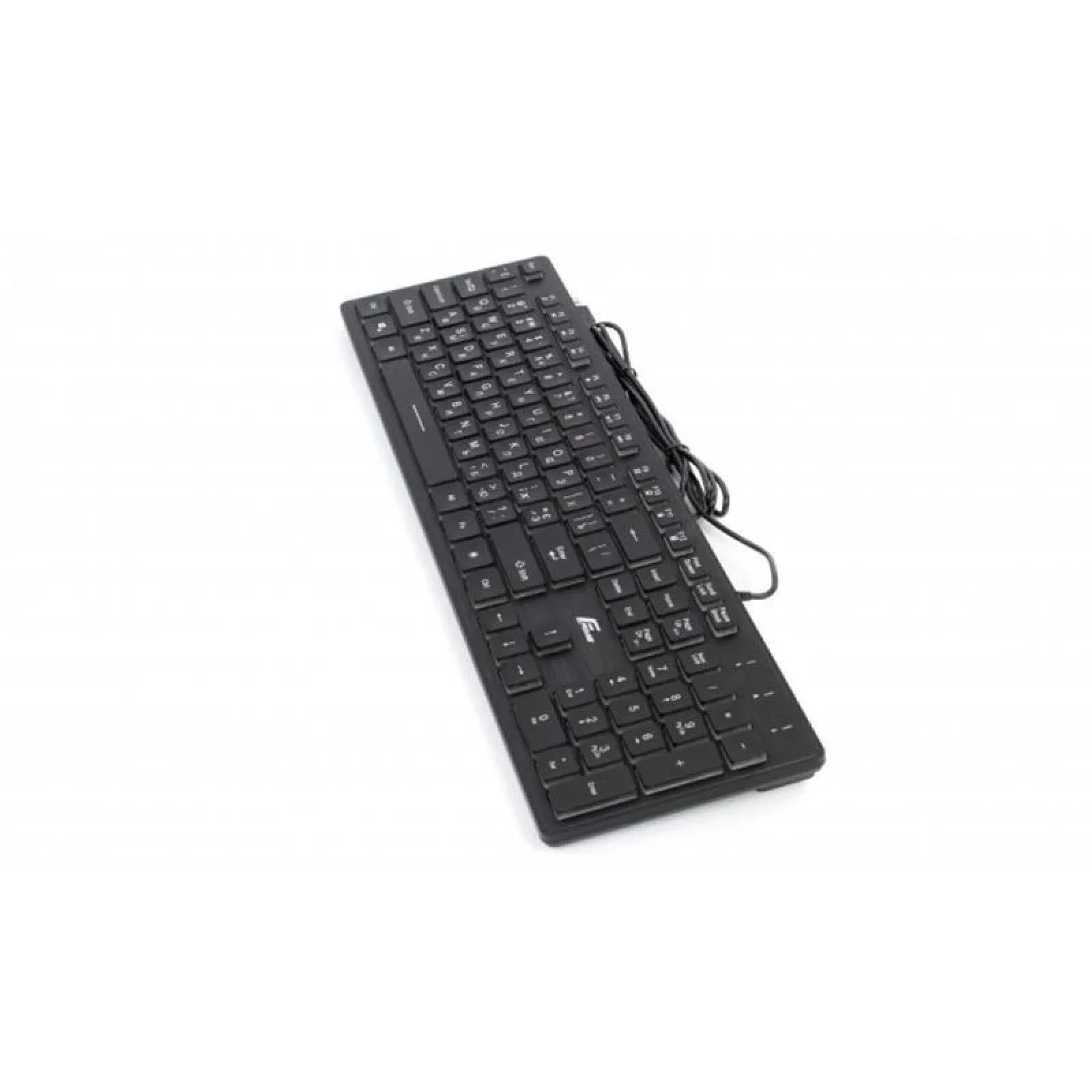 Клавиатура Frime Moonfox 3Color Black USB RUS/UKR (FLK18210) UA