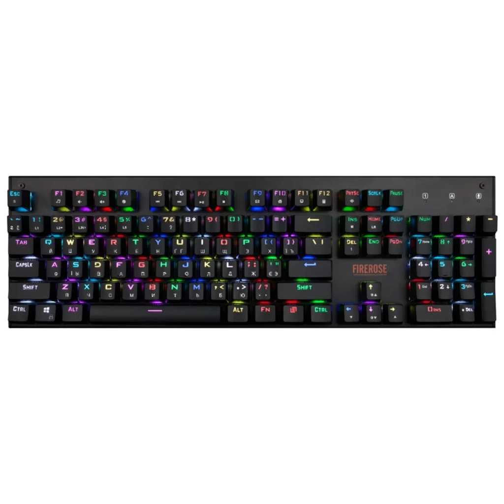 Клавіатура 1stPlayer MK3 RGB Outemu Blue (MK3-BL) USB, MK3 Blue Switch UA