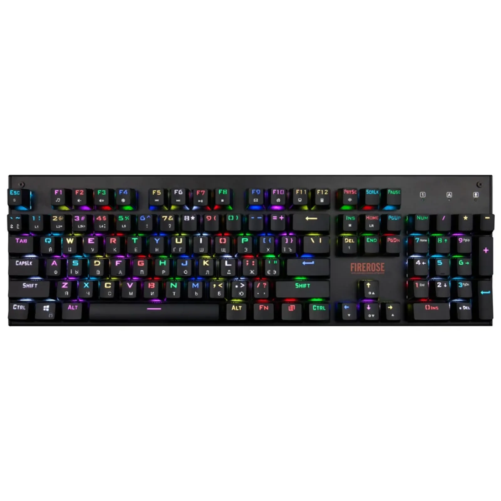 Клавиатура 1stPlayer MK3 RGB Outemu Blue (MK3-BL) USB, MK3 Blue Switch UA