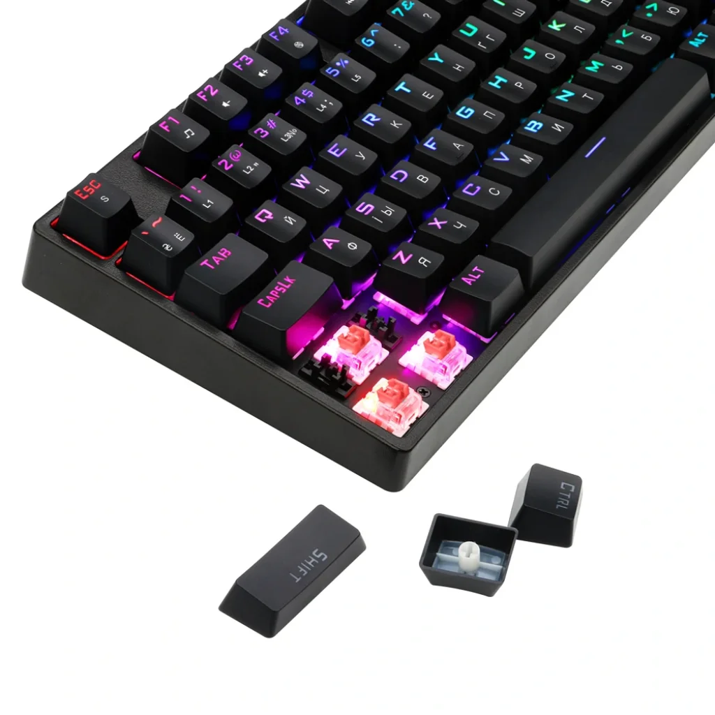 Клавіатура 1stPlayer DK5.0 RGB Outemu Red (DK5.0-RD) USB, DK5.0 Red Switch UA