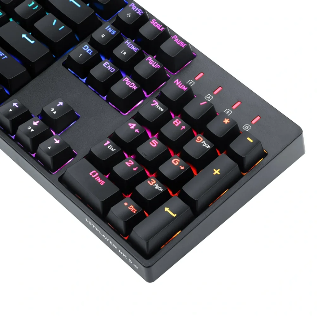 Клавіатура 1stPlayer DK5.0 RGB Outemu Red (DK5.0-RD) USB, DK5.0 Red Switch UA