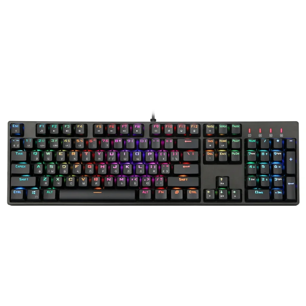 Клавіатура 1stPlayer DK5.0 V2.0 RGB Outemu Blue (DK5.0-BL V2.0) USB UA