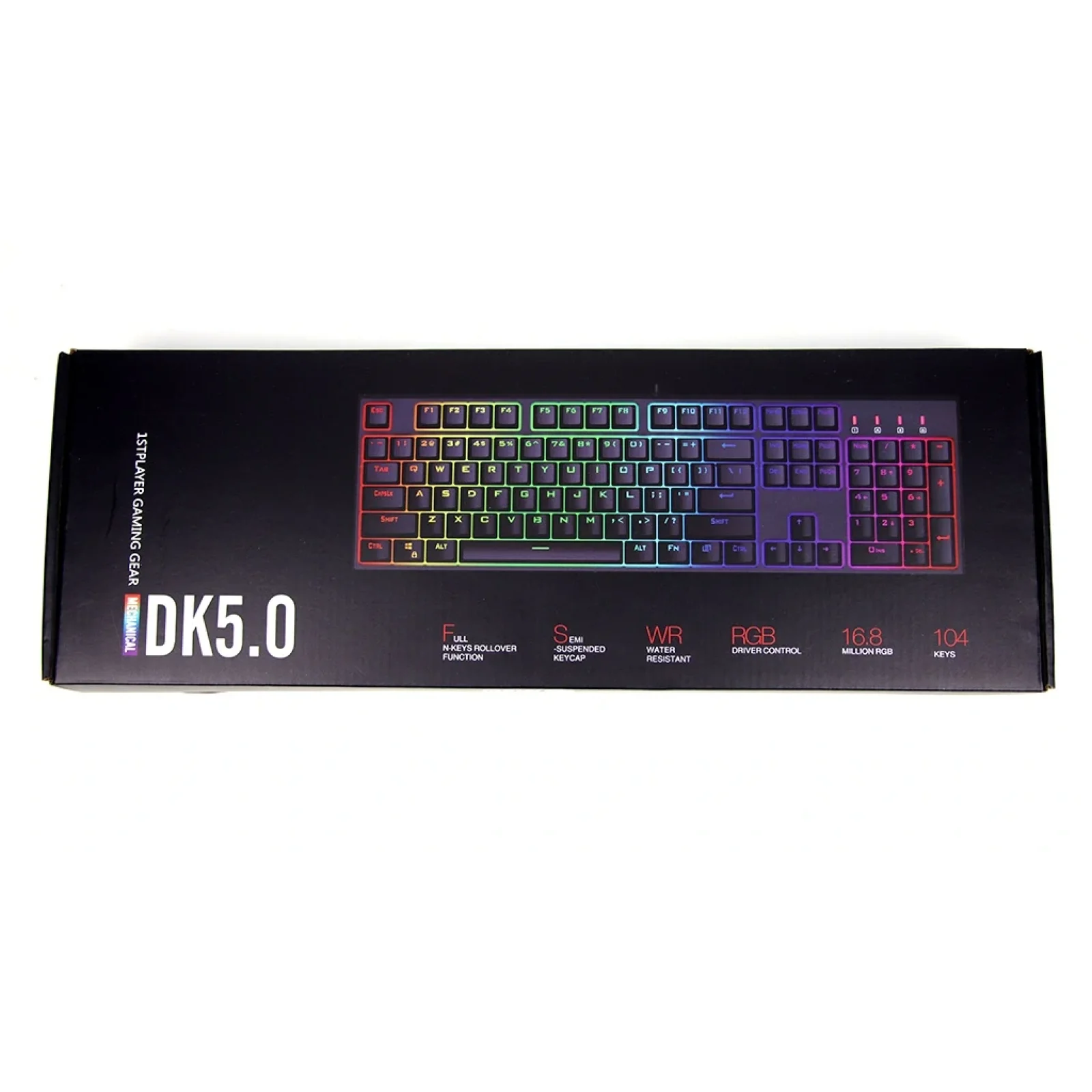 Клавиатура 1stPlayer DK5.0 RGB Outemu Blue (DK5.0-BL) USB, DK5.0 Blue Switch UA