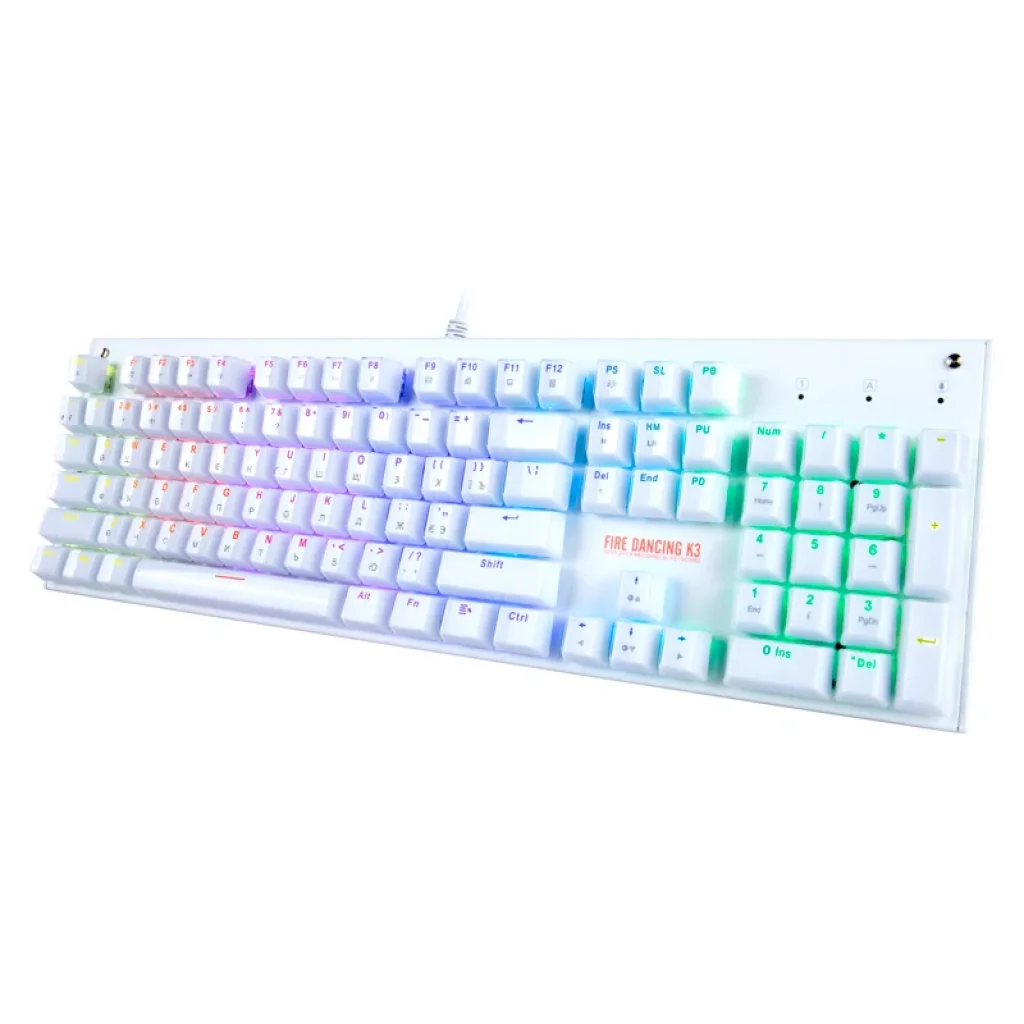 Клавіатура 1stPlayer K3 RGB Outemu Blue (K3-BL) USB, K3 Blue Switch UA