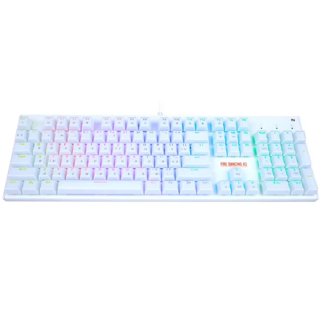 Клавіатура 1stPlayer K3 RGB Outemu Blue (K3-BL) USB, K3 Blue Switch UA