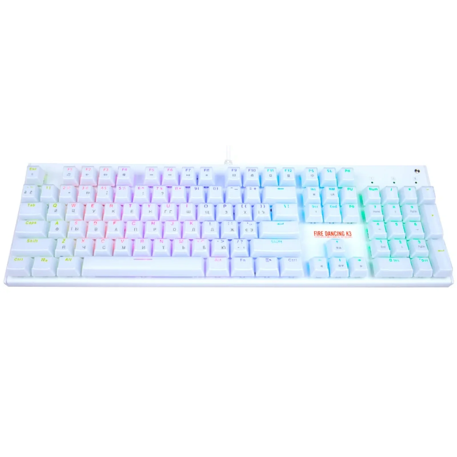 Клавиатура 1stPlayer K3 RGB Outemu Blue (K3-BL) USB, K3 Blue Switch UA