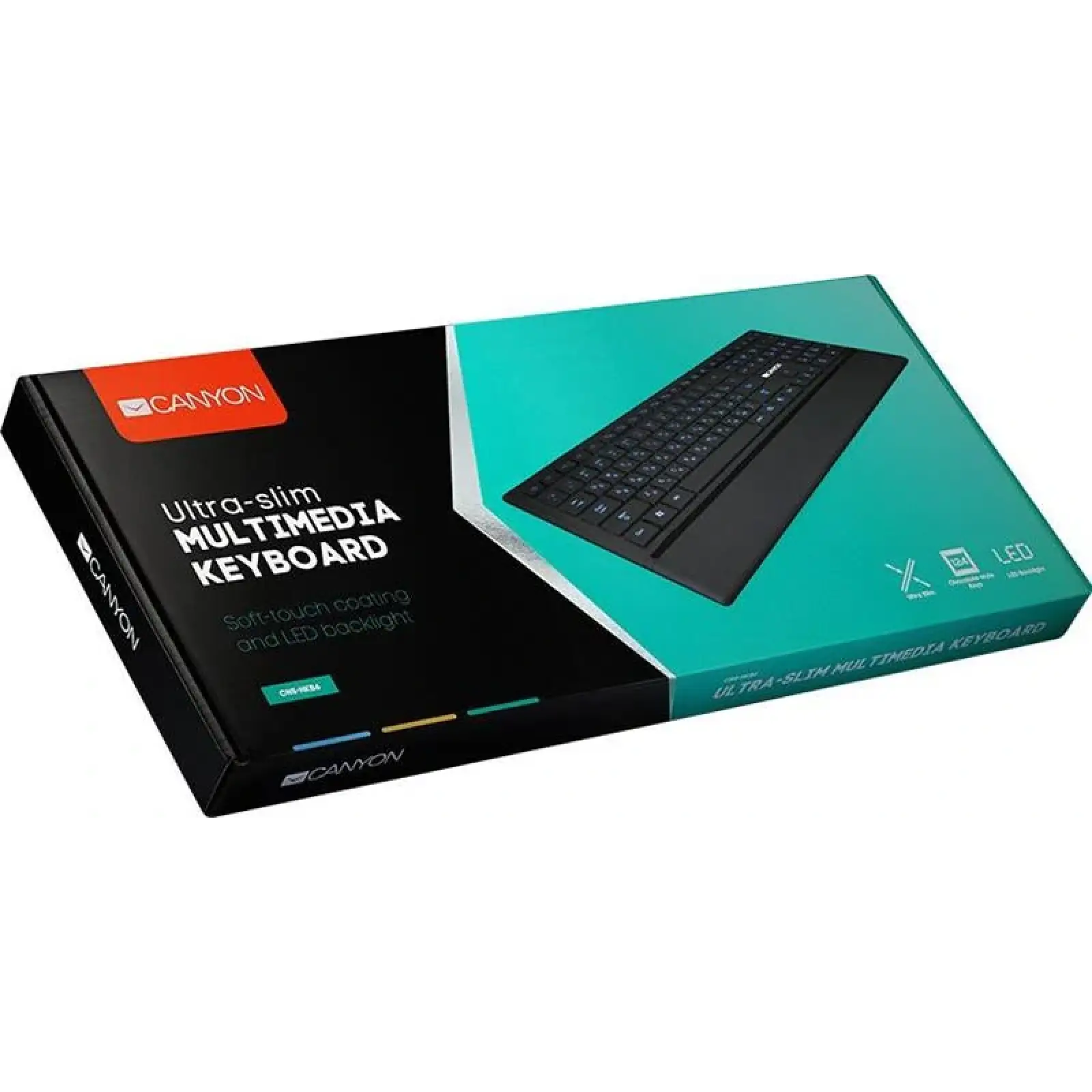 Клавиатура Canyon CNS-HKB6-RU Black USB UA