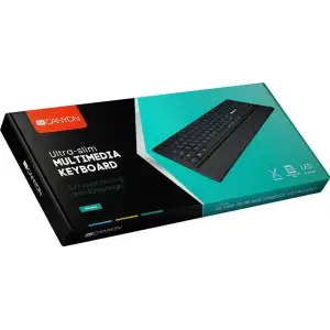 Клавиатура Canyon CNS-HKB6-RU Black USB UA
