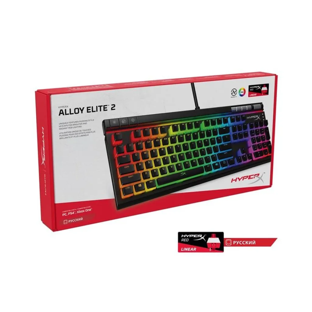 Клавиатура Kingston HyperX Alloy Elite II (HKBE2X-1X-RU/G) UA