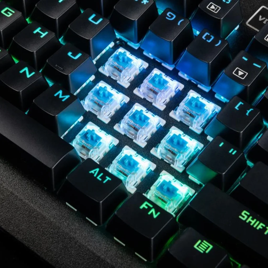 Клавиатура Modecom Volcano Hammer 2 RGB Removable Blue Switch USB (K-MC-HAMMER2-U-BLUE-RGB-R) Black UA