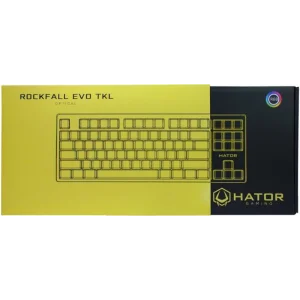 Клавиатура Hator Rockfall EVO TKL Kailh Optical ENG/UKR/RUS (HTK-632) Yellow USB UA