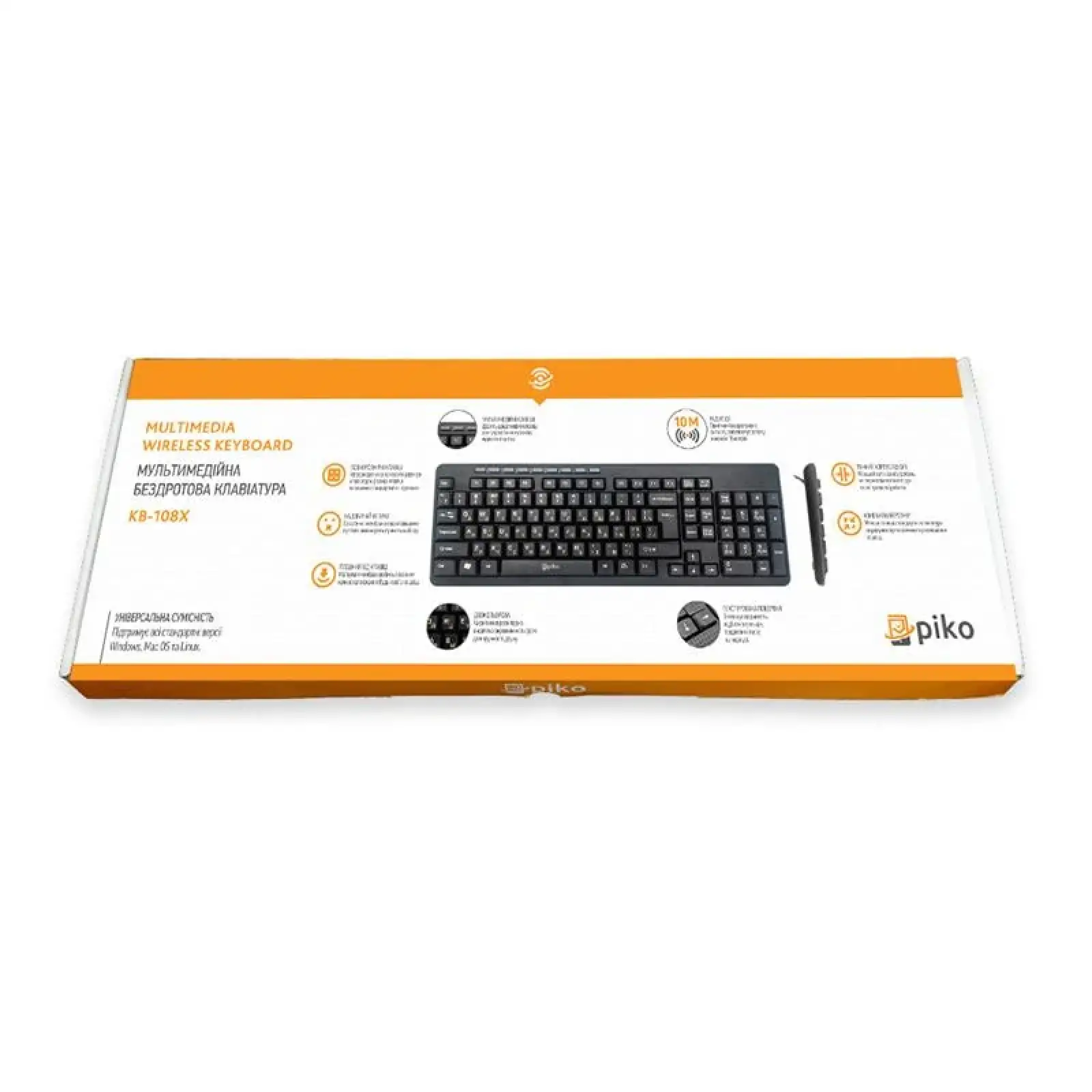 Клавиатура Piko KB-108X Black (1283126467073) UA