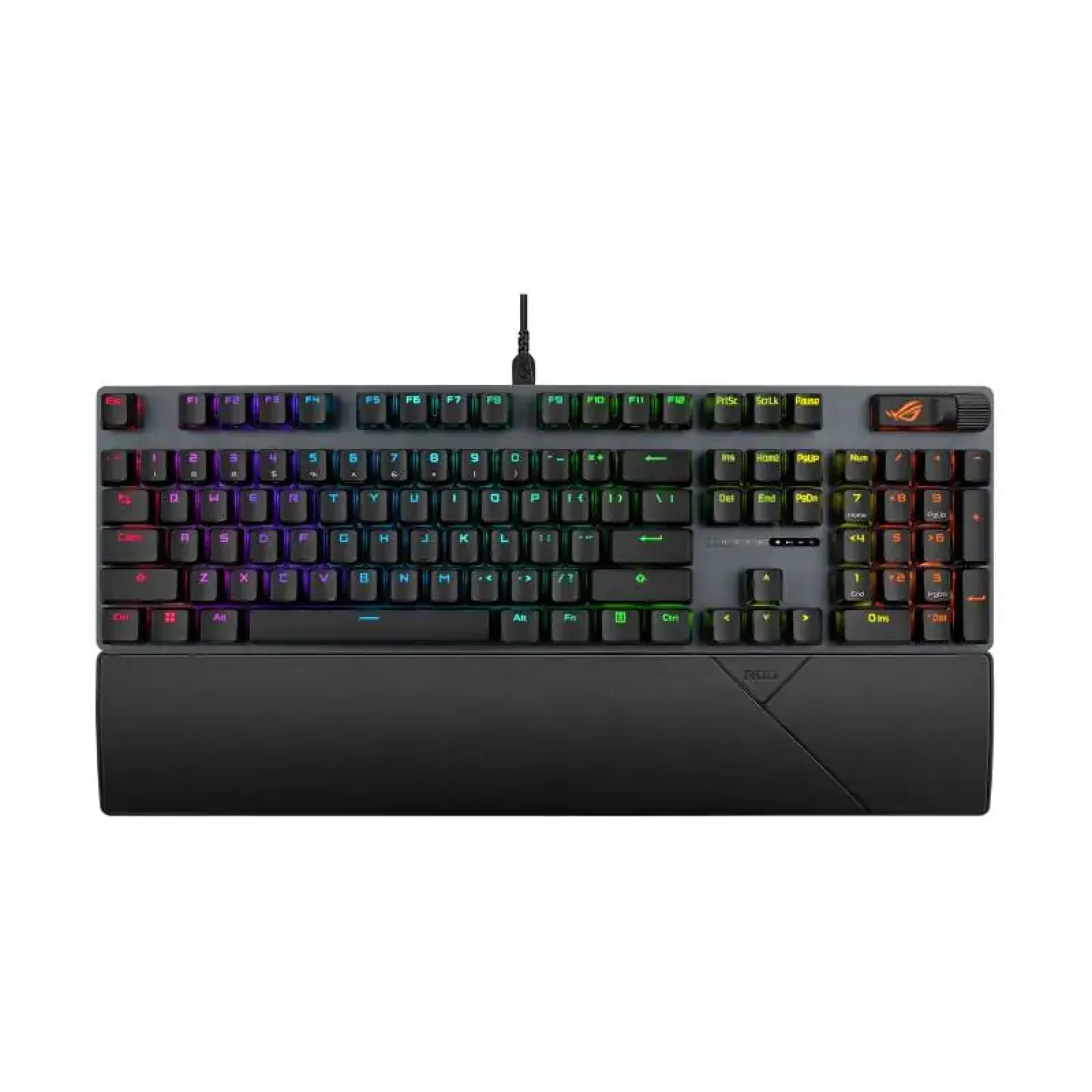 Клавiатура Asus ROG Strix Scope II X NX Snow V2 EN PBT Black (90MP03XF-BKUA20) UA