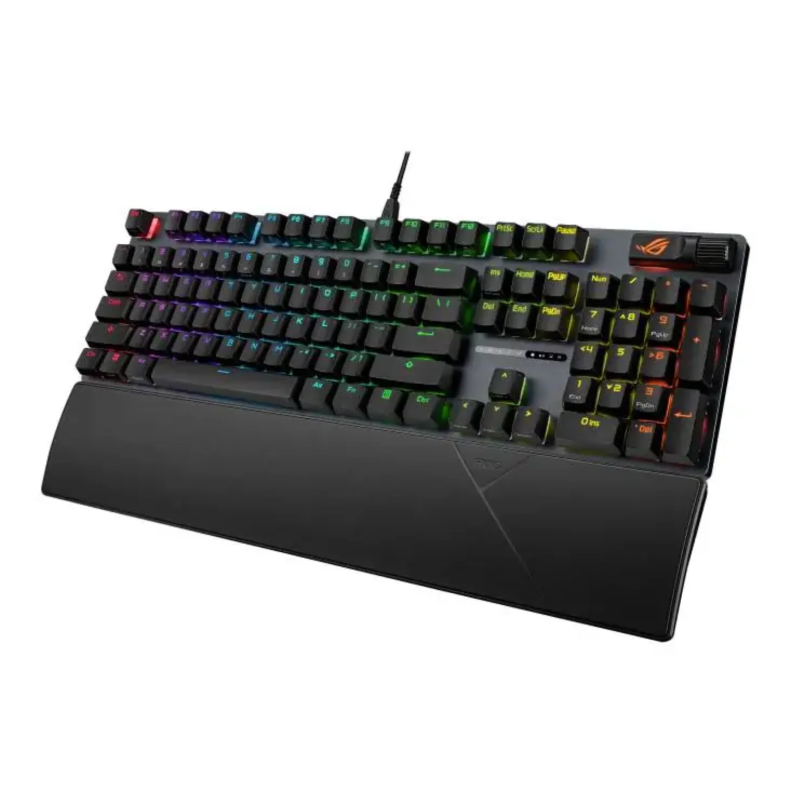 Клавiатура Asus ROG Strix Scope II X NX Snow V2 EN PBT Black (90MP03XF-BKUA20) UA