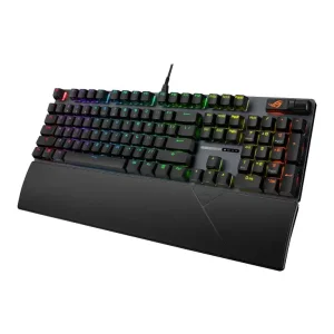 Клавiатура Asus ROG Strix Scope II X NX Snow V2 EN PBT Black (90MP03XF-BKUA20) UA